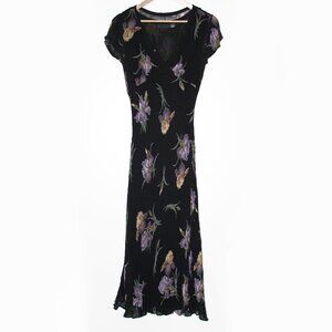 Vintage Starina 90s Floral Dress – 100% Rayon